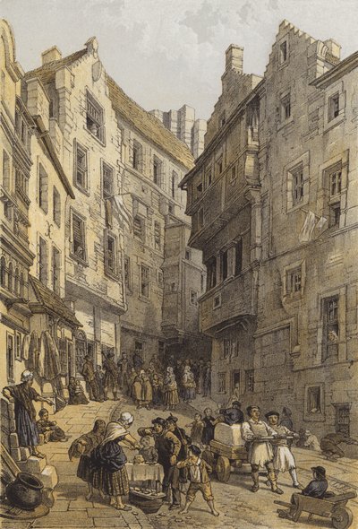 Voet van de West Bow door after George Cattermole