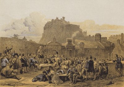 Greyfriars Churchyard, Ondertekening van het Verbond door after George Cattermole