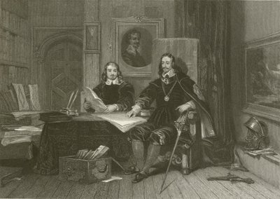 De koning en Hyde in Oxford door after George Cattermole