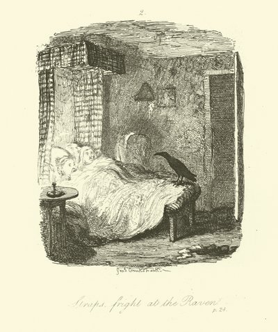 Illustratie voor Roderick Random door Tobias Smollett door after George Cruikshank