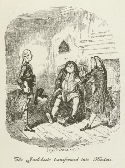 Illustratie voor Tristram Shandy door after George Cruikshank