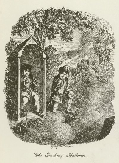 Illustratie voor Tristram Shandy door after George Cruikshank