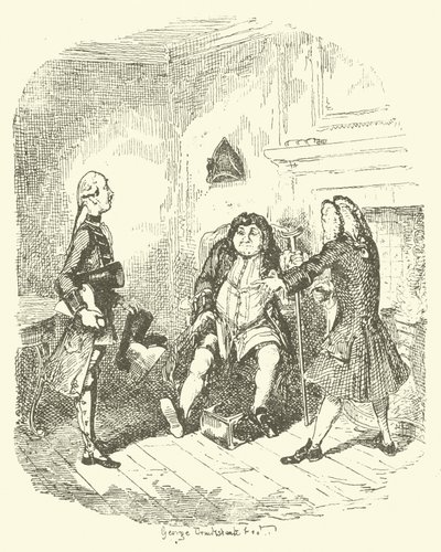 Illustratie voor Tristram Shandy door after George Cruikshank