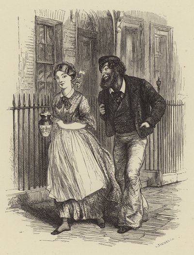 W M Thackerays Ballade van Eliza Davis door after George Housman Thomas