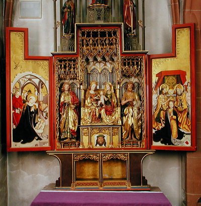 Het orgel, voltooid in 1868 door after German School