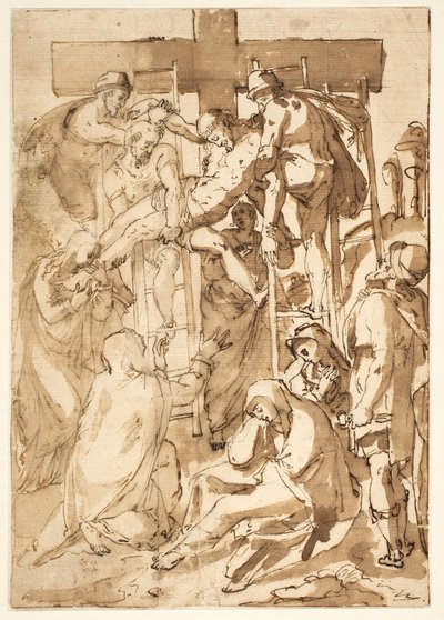 De kruisafneming door after Girolamo Muziano