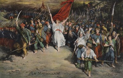 La Marseillaise, 1870 door Gustave after Dore