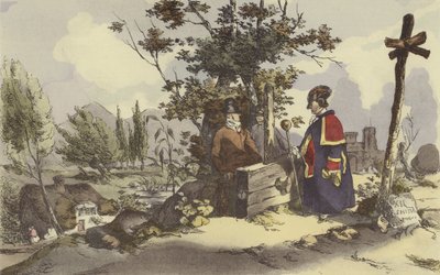 Een schandpaal door after Henri Bonaventure Monnier