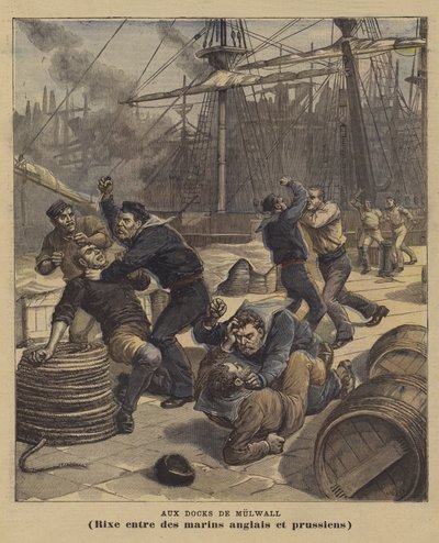 Bij Millwall Docks door after Henri Meyer