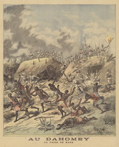 Inname van Cana door de Fransen, Dahomey door after Henri Meyer
