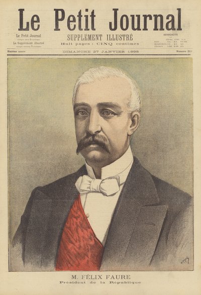 Félix Faure, president van de Franse Republiek door after Henri Meyer