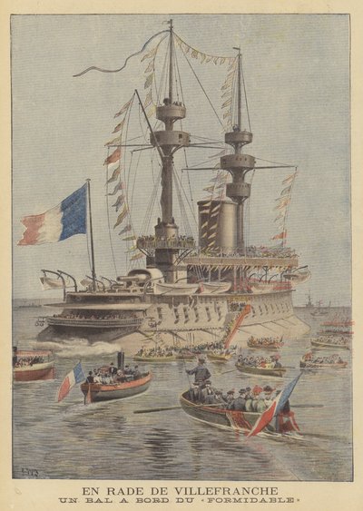 In de baai van Villefranche door after Henri Meyer