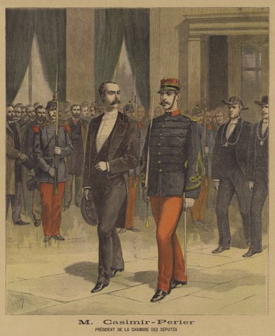 Jean Casimir-Perier, voorzitter van de Franse Kamer van Afgevaardigden door after Henri Meyer