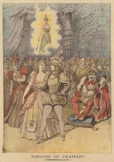 Productie van Assepoester in het Théâtre du Châtelet door after Henri Meyer