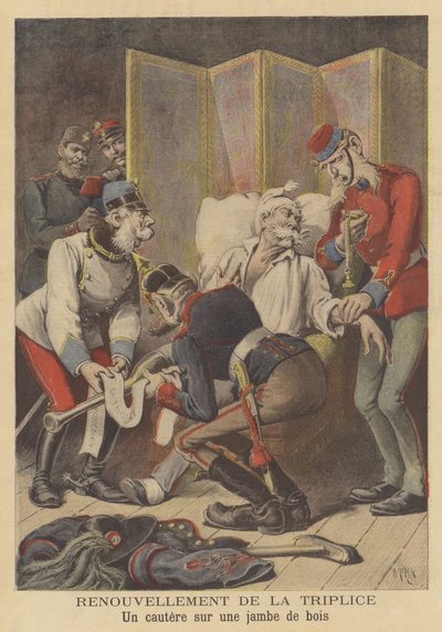 Vernieuwing van de Triple Alliantie door after Henri Meyer