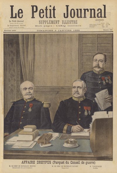 De Dreyfus-affaire door after Henri Meyer