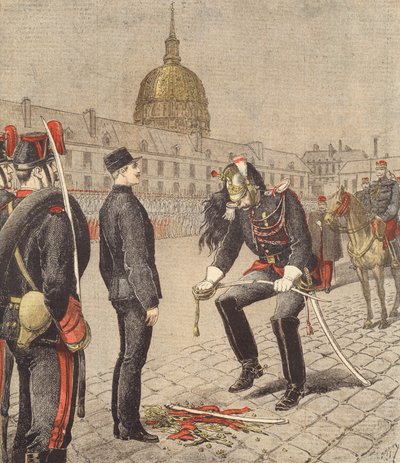 De degradatie van Alfred Dreyfus door after Henri Meyer