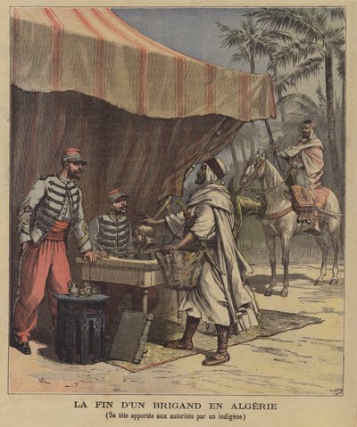 Het einde van een bandiet in Algerije door after Henri Meyer