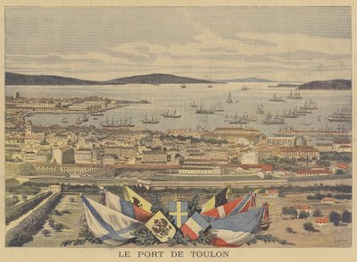 De haven van Toulon door after Henri Meyer