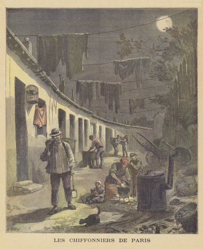 De voddenrapers van Parijs door after Henri Meyer