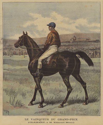 De winnaar van de Grand Prix door after Henri Meyer