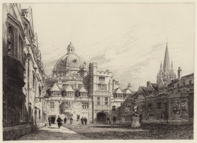 Brasenose College door after Henri Toussaint