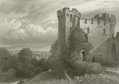 Stafford, vanaf het kasteel door Henry after Warren