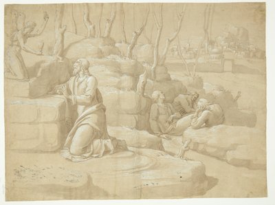 Jezus in de Hof van Getsemane door after Jacopo da Empoli