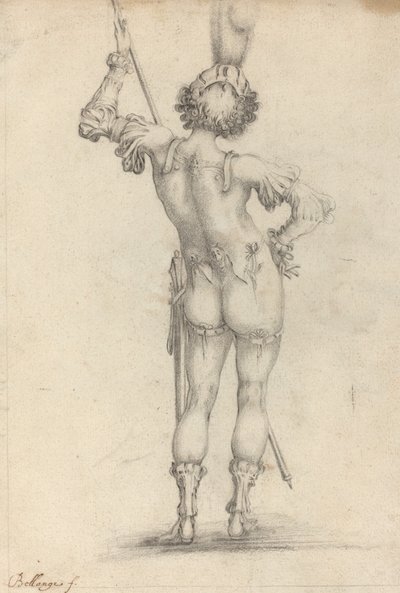 Staand Figuur [recto] door after Jacques Bellange