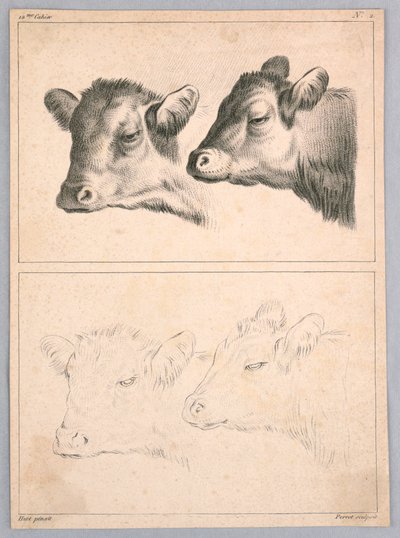 Twee Koeienkoppen, Plaat nr. 2 uit de 12me Cahier d