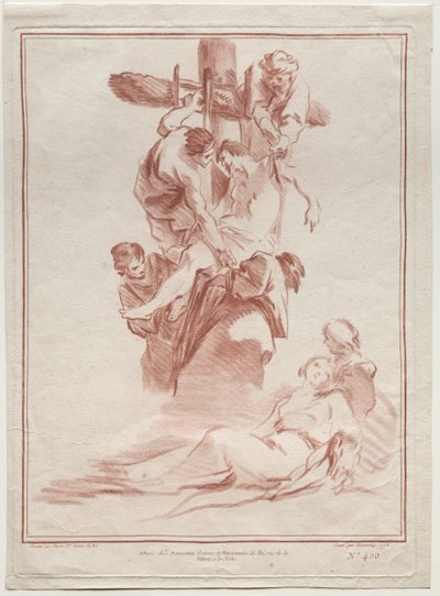 De Kruisafneming door after Jean Baptiste Marie Pierre