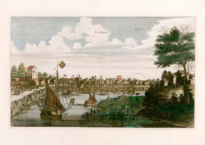 Kuching door after Johannes Nieuhof