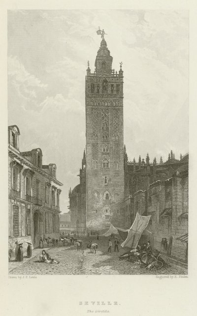 Sevilla, De Giralda door after John Frederick Lewis
