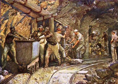 In een Kimberley diamantmijn door after John Henry Frederick Bacon