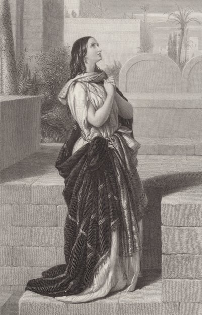 Aanbidding door after John Rogers Herbert