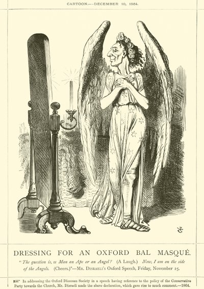 Aankleden voor een Oxford Bal Masque door after John Tenniel