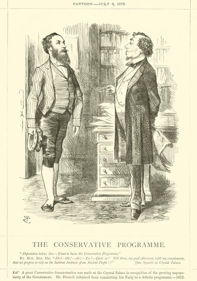 Het Conservatieve Programma door after John Tenniel