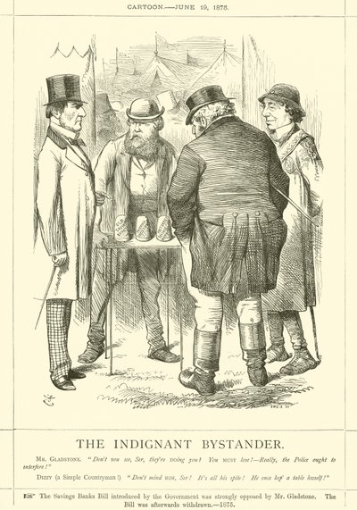 De Verontwaardigde Omstander door after John Tenniel