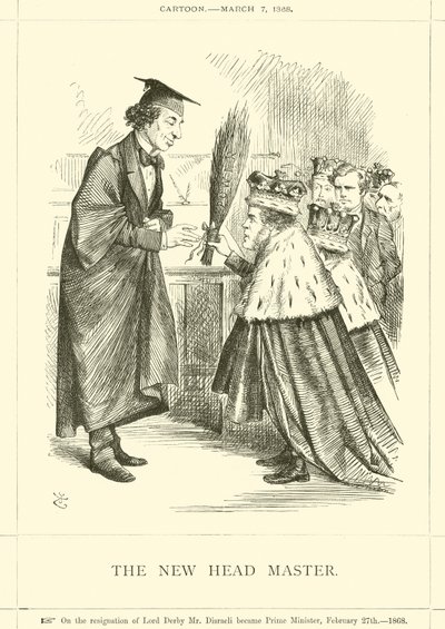 De Nieuwe Hoofdmeester door after John Tenniel