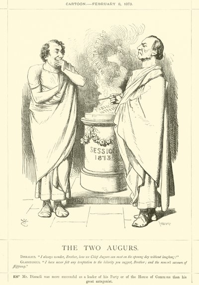 De Twee Auguren door after John Tenniel