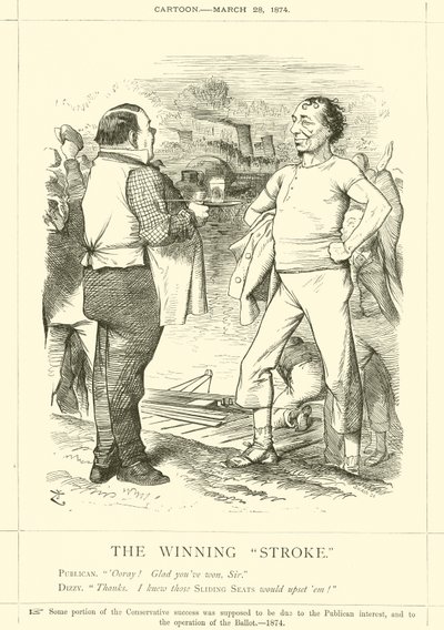 De Winnende Slag door after John Tenniel