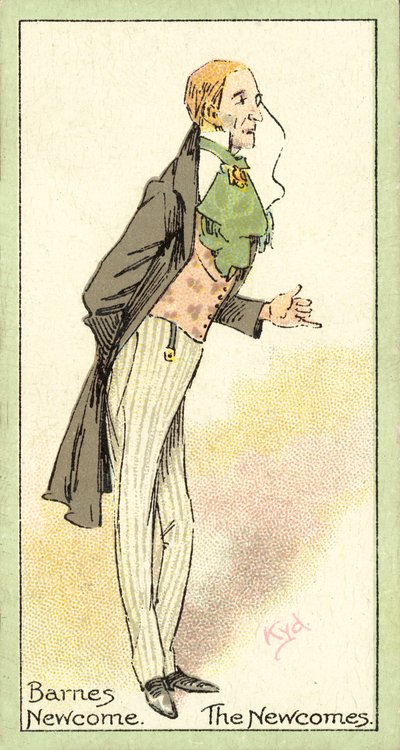 Barnes Newcome, Newcomes (chromolitho) door after Joseph Clayton Clarke