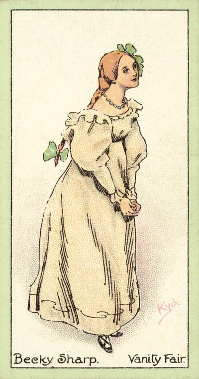 Becky Sharp, Vanity Fair (chromolitho) door after Joseph Clayton Clarke