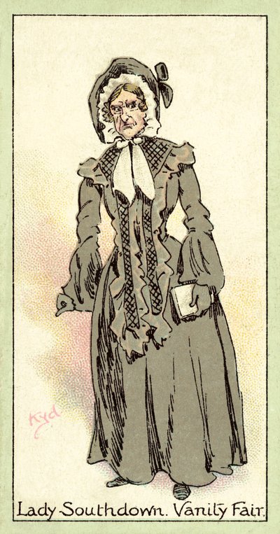 Lady Southdown, Vanity Fair (chromolitho) door after Joseph Clayton Clarke