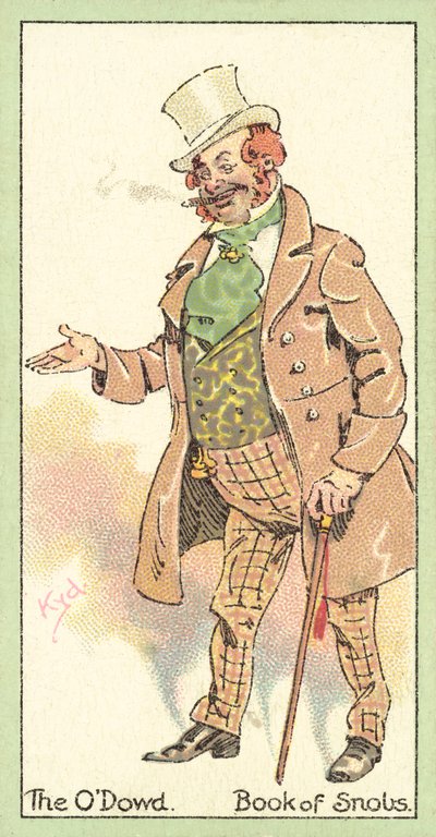 The ODowd, Book of Snobs (chromolitho) door after Joseph Clayton Clarke