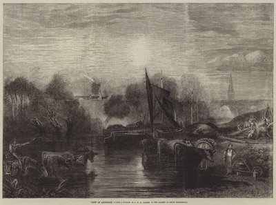 Uitzicht op Abingdon door after Joseph Mallord William Turner