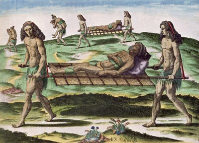 Hermafrodieten vervoeren de gewonden, uit 