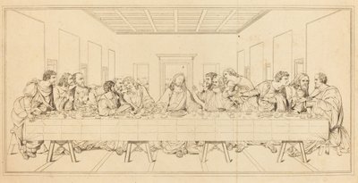 Het Laatste Avondmaal door after Leonardo da Vinci