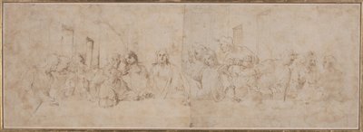 Het laatste avondmaal door after Leonardo da Vinci Vincenzo Tamagni