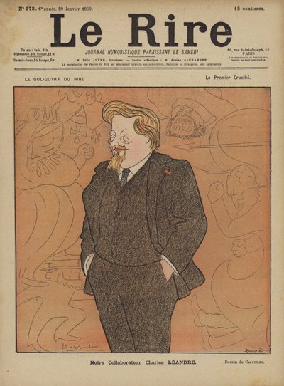 Charles Leandre, Illustratie voor Le Rire door after Leonetto Cappiello